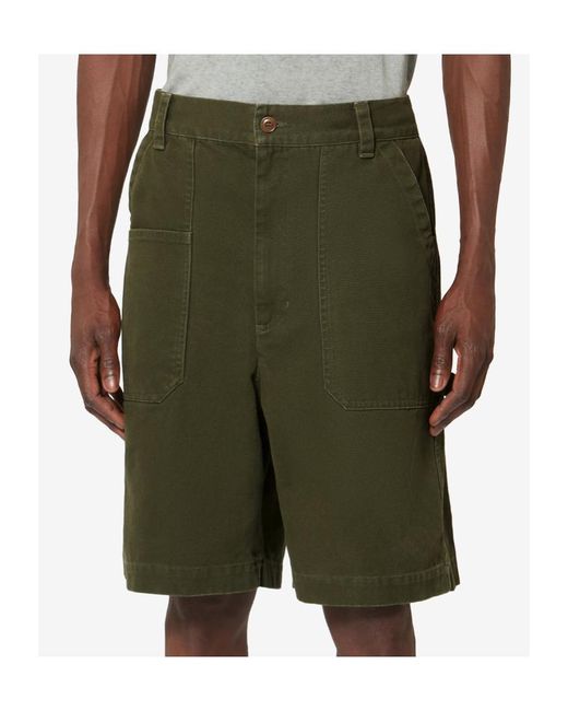 Isabel Marant Green Akyle Utility Shorts for men