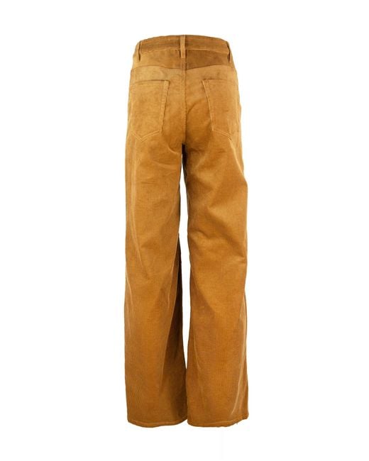 A.P.C. Natural Straight Leg Corduroy Pants