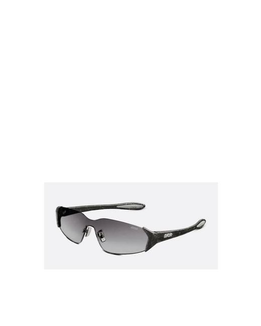 Dior White Rimless Sunglasses for men