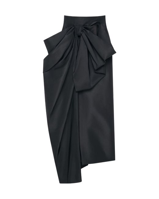 Givenchy Black Bow-Detailed Maxi Skirt