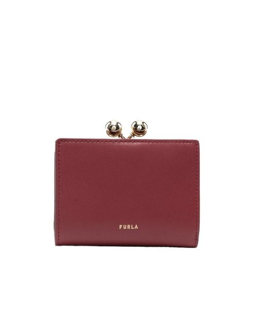 Furla Red Dots Small Compact Wallet