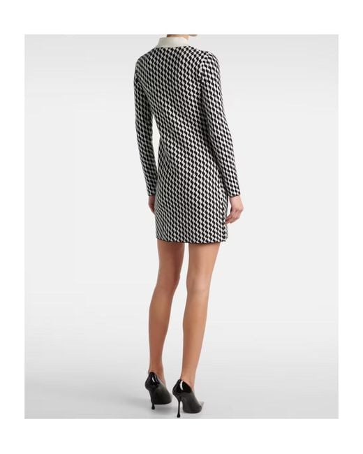 Rixo White Button-Up Mini Dress