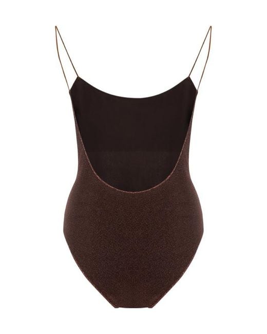 Oseree Brown Oséree Maillot Lumière One-Piece Swimsuit