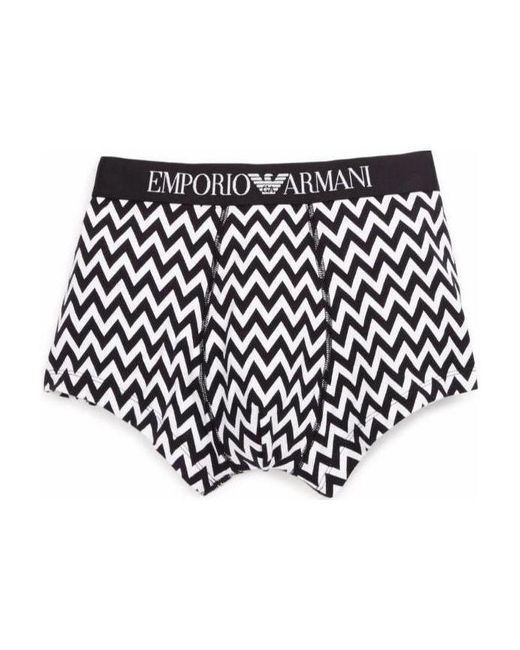 Emporio Armani Black And Fancy Printed Underwear for men