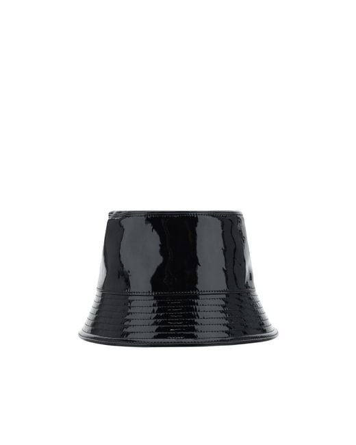 Prada Black Triangle Logo Plaque Bucket Hat