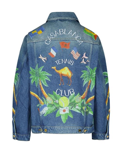 Casablanca Blue Denim Jacket
