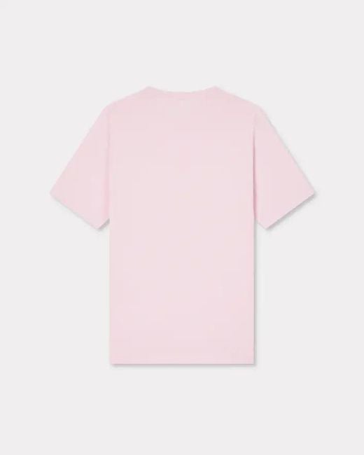 KENZO Pink Winter Holidays' Embroidred T-Shirt for men