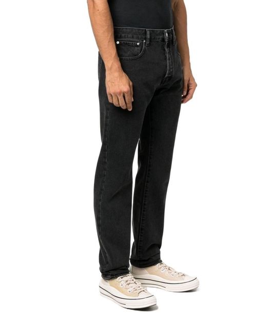 KENZO Black Bara Mid-Rise Slim-Cut Jeans for men