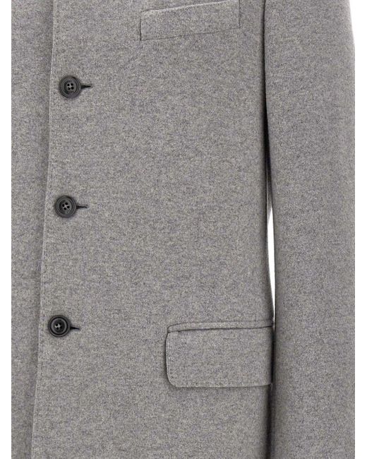 Fay Gray Herringbone Wool-Blend Coat for men
