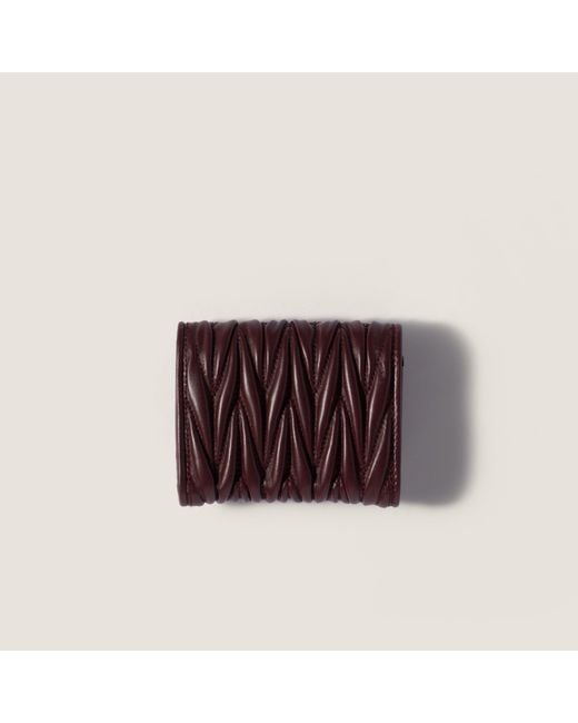 Miu Miu Multicolor Minuteria Matelassé Wallet