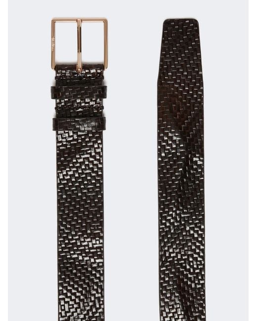 Max Mara White Mxatrine Braided Belt