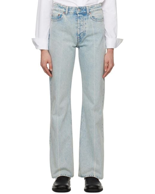 Our Legacy Blue Boot Cut Jeans Pants