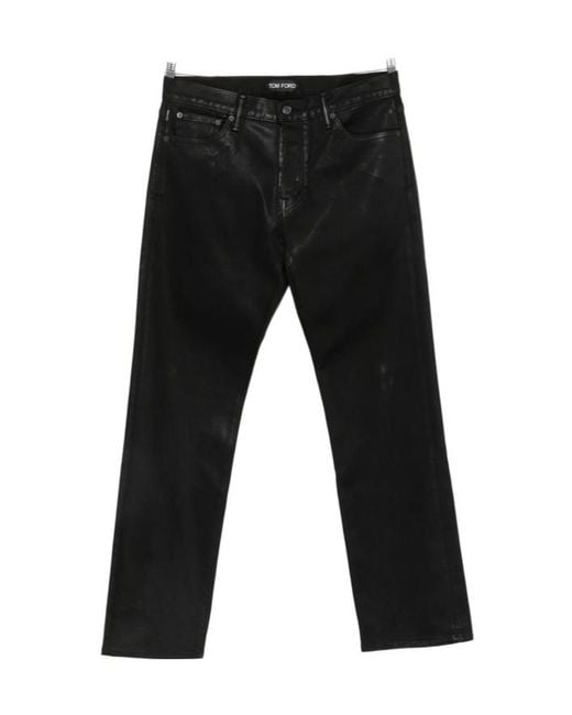 Tom Ford Black Belt Loop Jeans for men