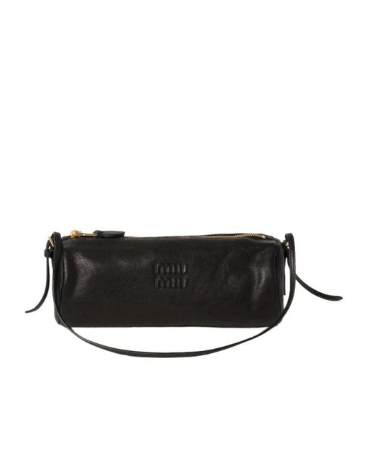 Miu Miu Black Nappa Leather Bag