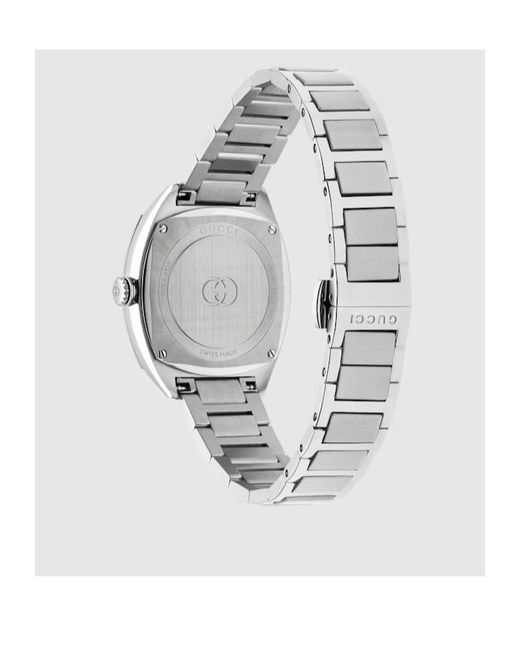Gucci White Interlocking Watch, 29Mm