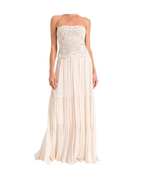 Twinset Pink Strapless Dress