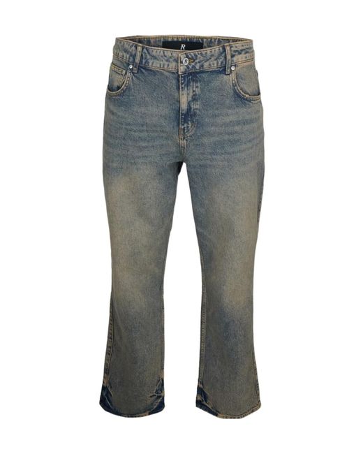 Represent Gray Straight Jeans for men
