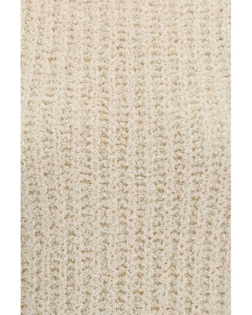 Balmain Natural Vest With Logo Detail