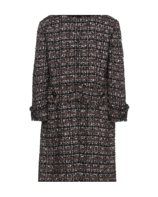Dolce & Gabbana Gray Tweed Coat