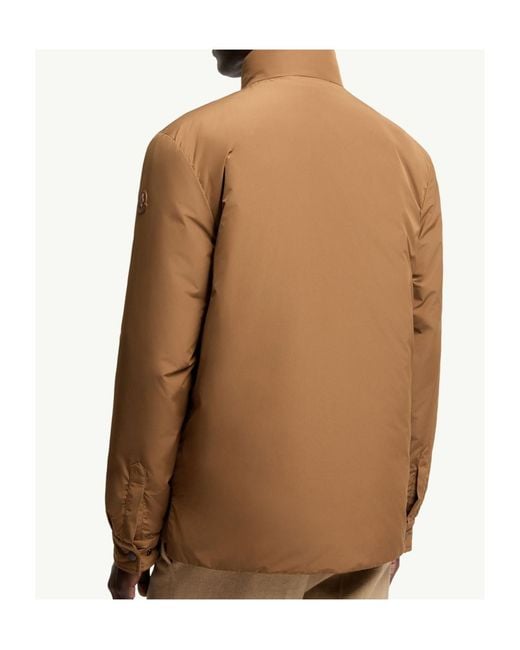 Moncler Brown Yndale Short Down Jacket for men