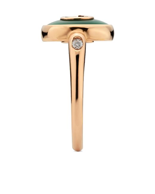 Gucci Green Interlocking 18K Ring