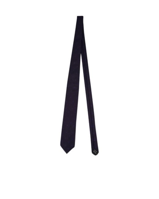 Tom Ford Blue Printed Tie for men