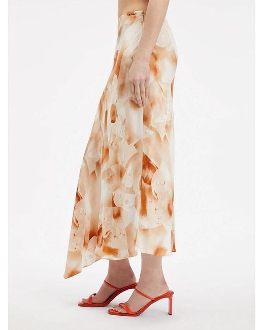 Calvin Klein Metallic Watercolor Skirt