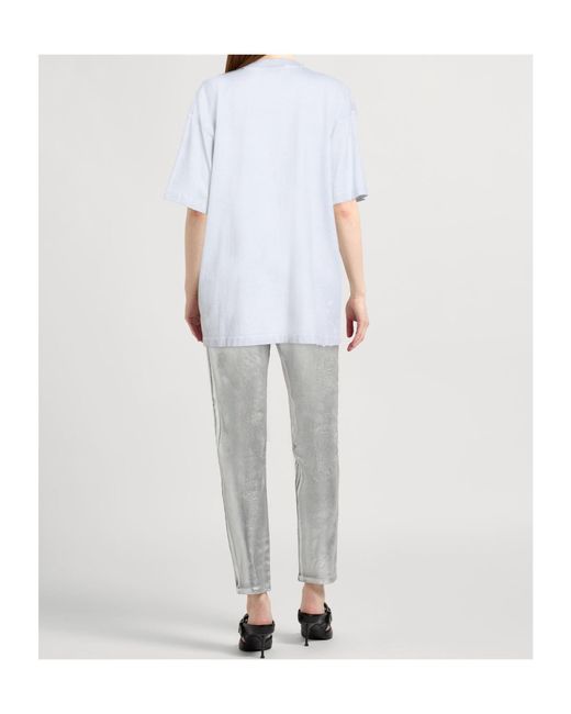 Balenciaga White Logo Short Sleeve T-Shirt