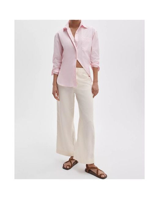 Rag & Bone White Casual Pants With Belt Loops