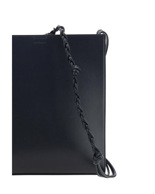 Jil Sander Blue Tangle Medium Shoulder Bag for men