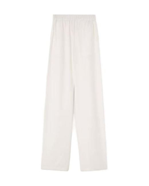 Loro Piana White Valerio Pants