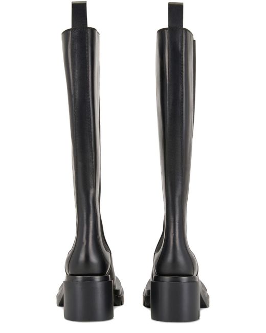 Bottega Veneta Black Round-Headed Boots