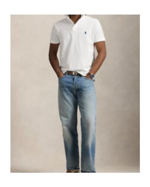 Polo Ralph Lauren White Short-Sleeved Polo Shirt for men