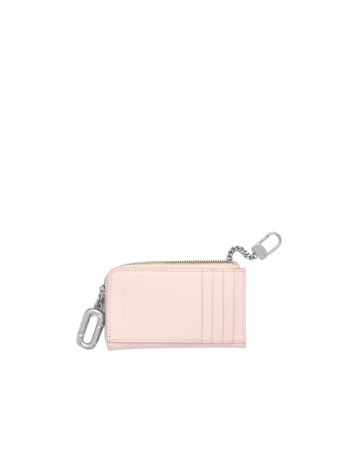 Marc Jacobs Pink Top Zip Multi Wallet