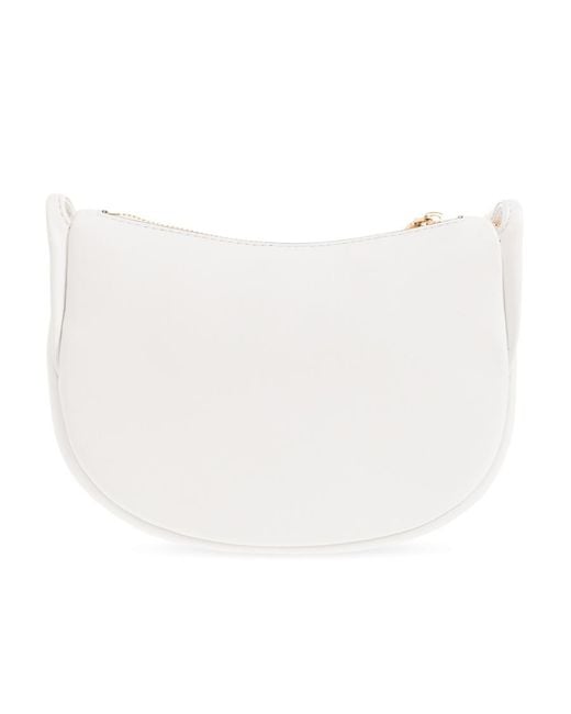 MICHAEL Michael Kors White Logo-Plaque Leather Tote Bag