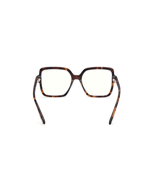 Tom Ford White Eyewear Square Frame Glasses