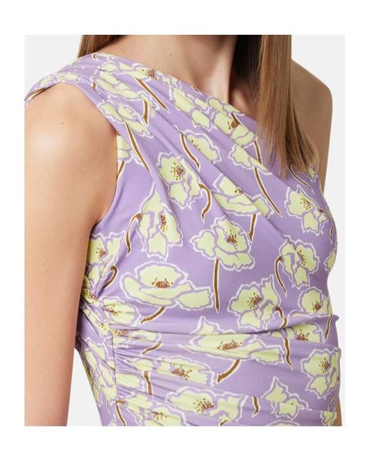 Versace Purple Poppies Top