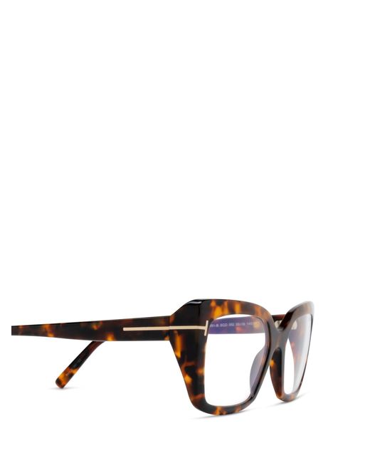 Tom Ford White Eyewear Rectangle Frame Glasses for men