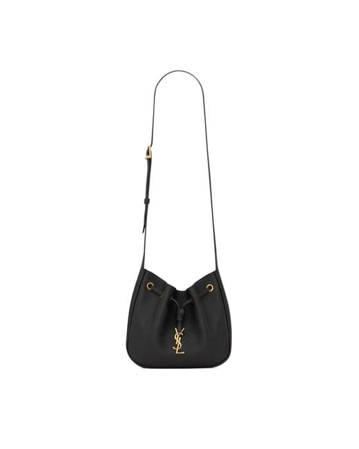 Saint Laurent White Paris Vii Mini Hobo
