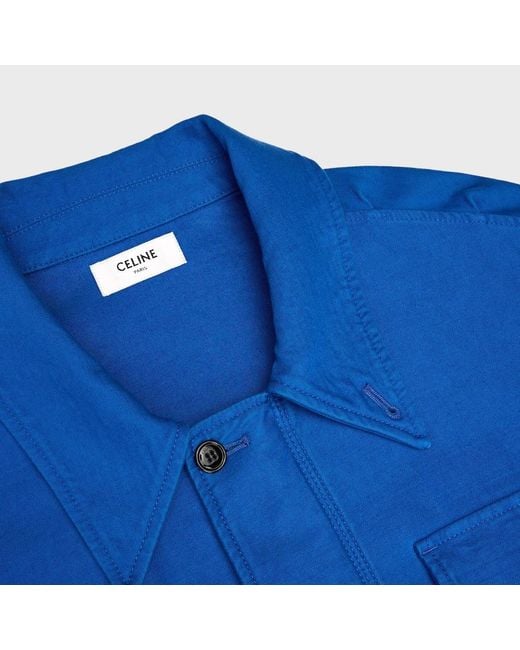 Céline Blue Parka for men