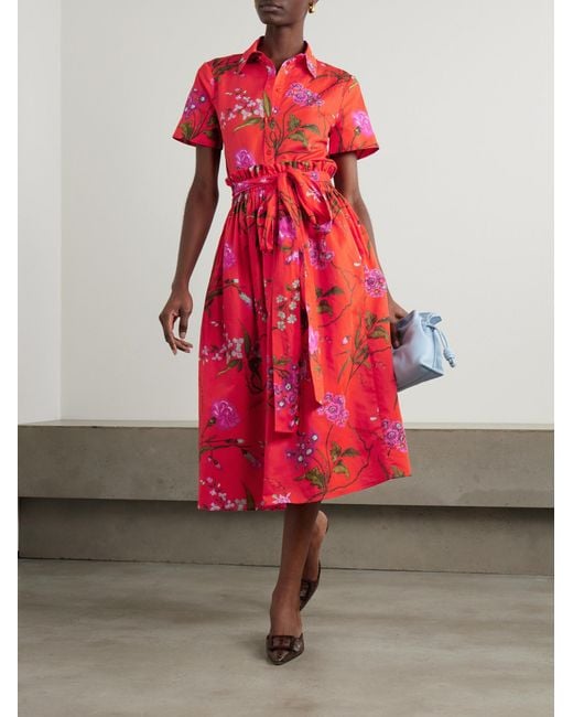 Erdem Red Swinbrook Printed Shirt