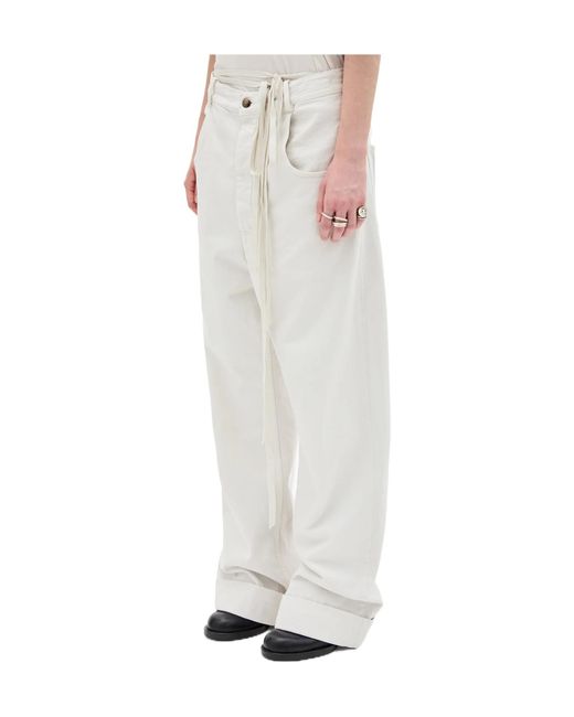 Ann Demeulemeester Gray Kristel Baggy-Fit Jeans