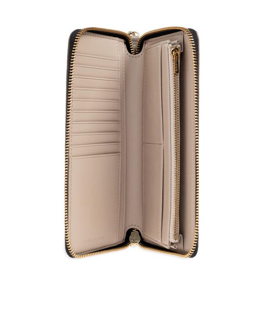 Marc Jacobs Gray Logo Zipper Wallet