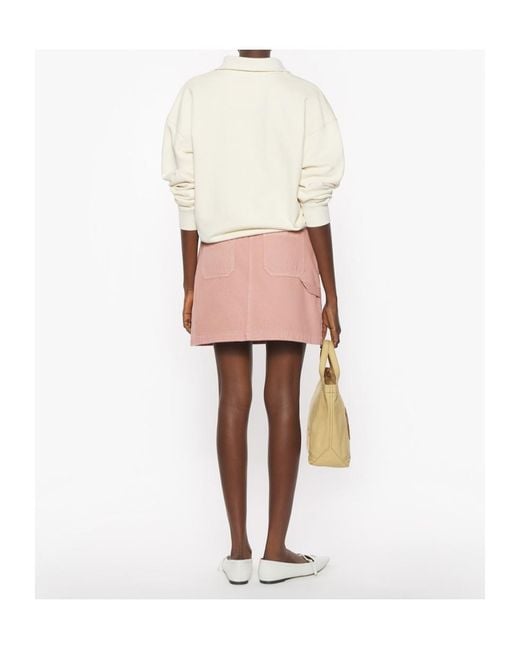 Maison Kitsuné White Maison Kitsuné Baby Fox Patch Half-Zip Sweatshirt