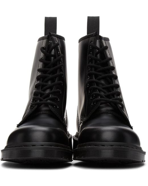 Dr. Martens Black 1460 Mono Lace-Up Boots for men