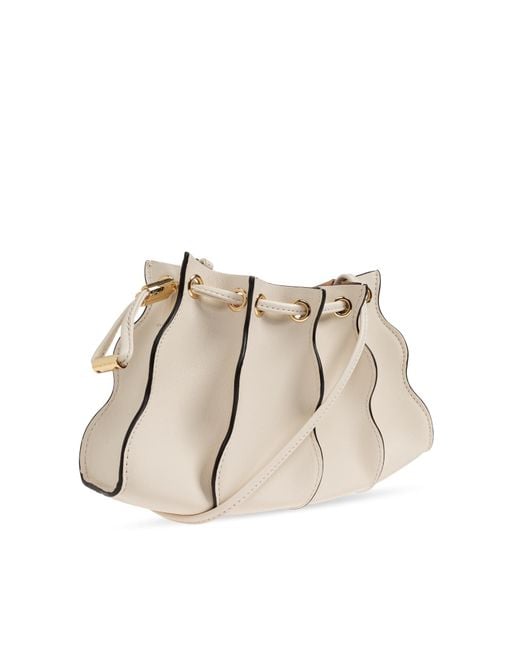 Ulla Johnson Natural Adria Small Bucket Bag