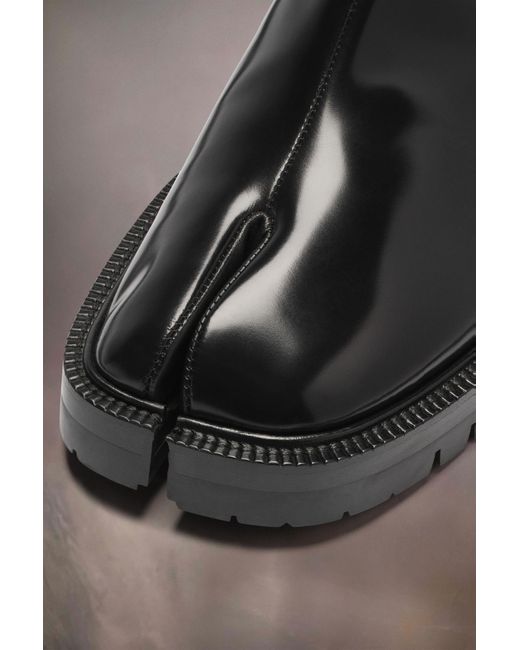 Maison Margiela Black Tabi Slip-On Chelsea Boots