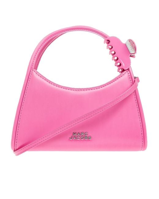 Marc Jacobs Pink The Claw Clip Crossbody Bag