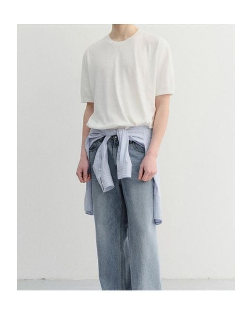 DUNST White Short-Sleeve T-Shirt for men