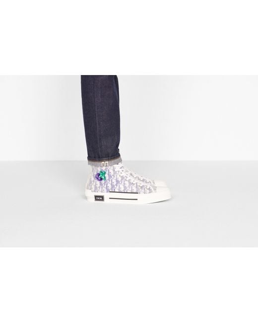 Dior White Logo Casual Sneakers for men